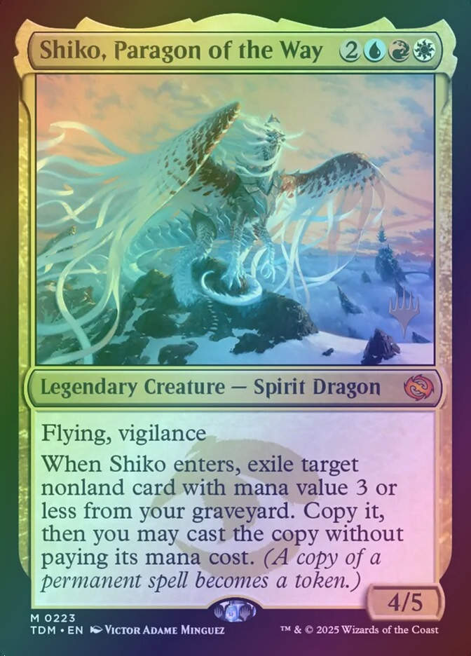 Shiko, Paragon of the Way (PTDM) (223p) / Foil