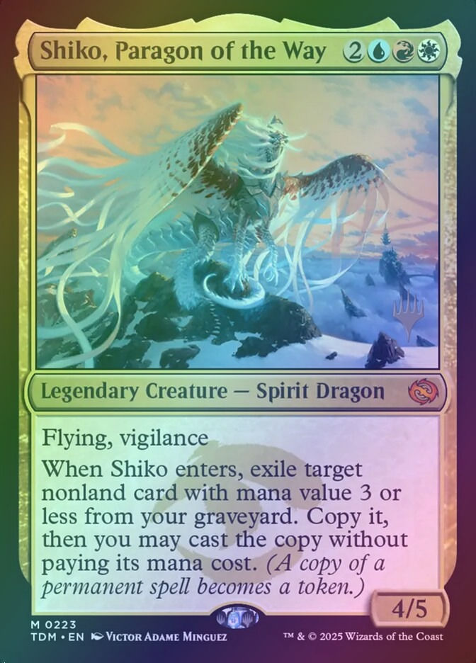 Shiko, Paragon of the Way (PTDM) (223p) / Foil