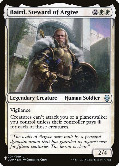 Baird, Steward of Argive (PLST) (DOM-4)