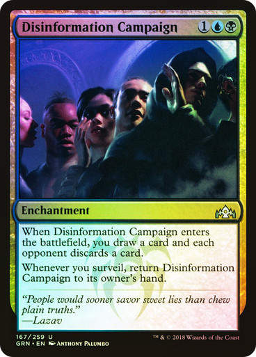 Disinformation Campaign (GRN) (167) / Foil