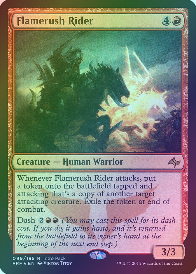Flamerush Rider (PFRF) (99) / Foil