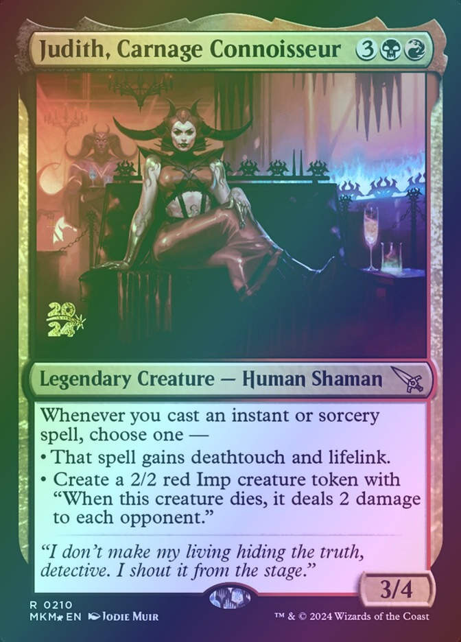 Judith, Carnage Connoisseur (PMKM) (210s) / Foil
