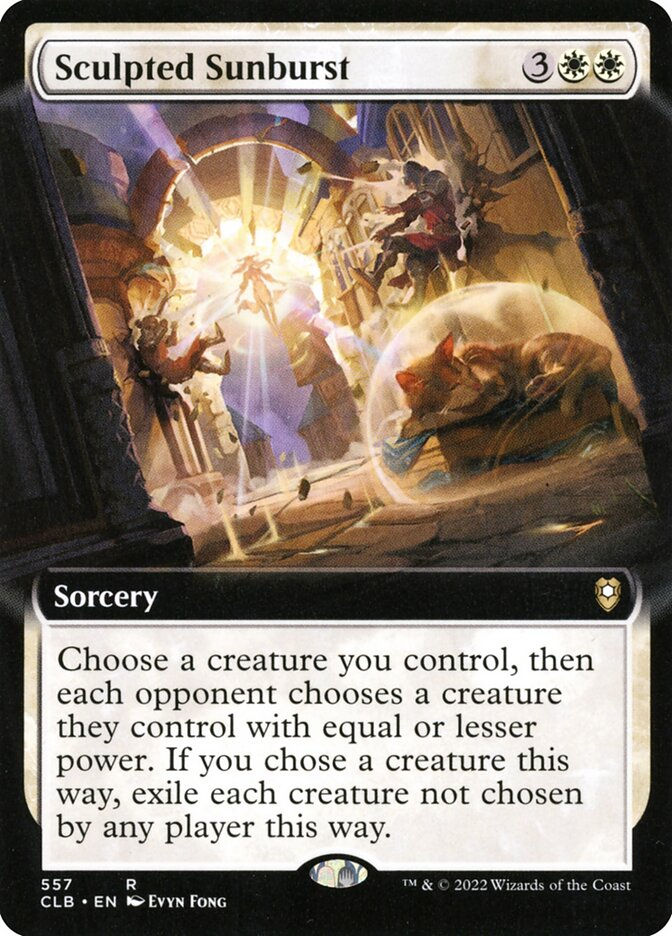 Sculpted Sunburst (CLB) (557) / Extended Art