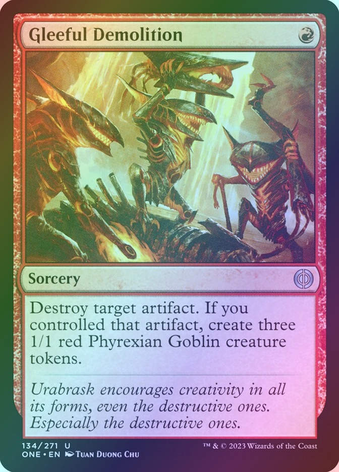 Gleeful Demolition (ONE) (134) / Foil