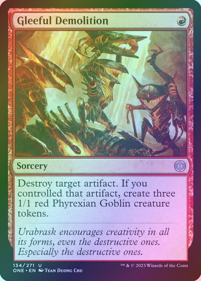 Gleeful Demolition (ONE) (134) / Foil