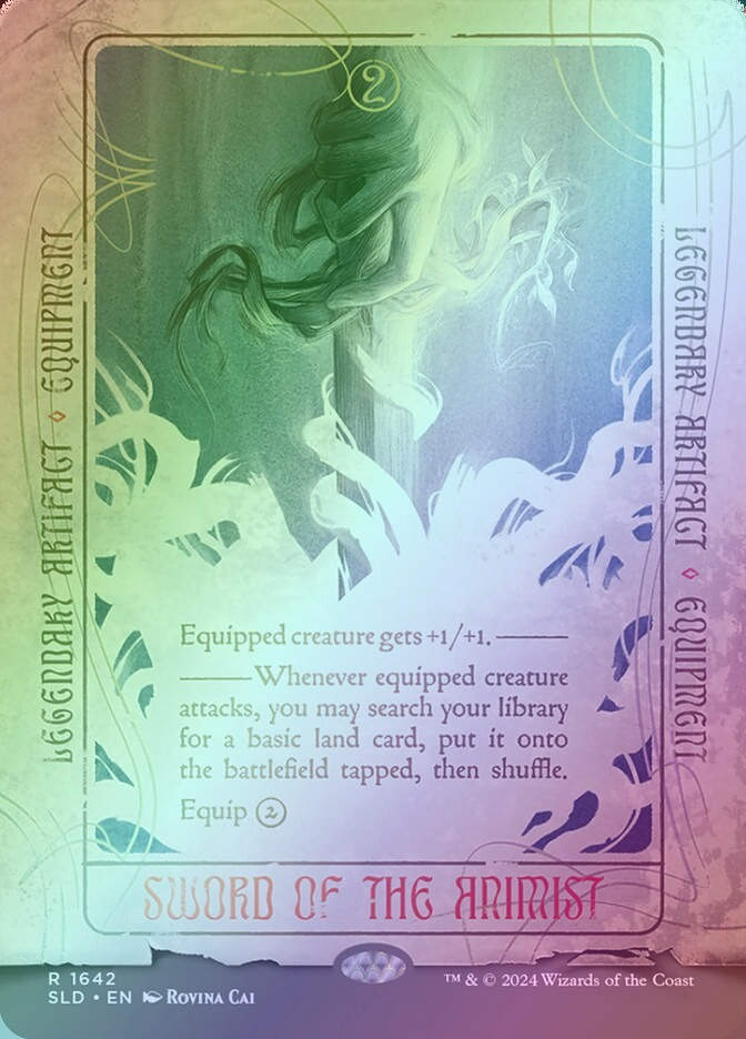 Sword of the Animist (SLD) (1642★) / Borderless / Rainbow Foil