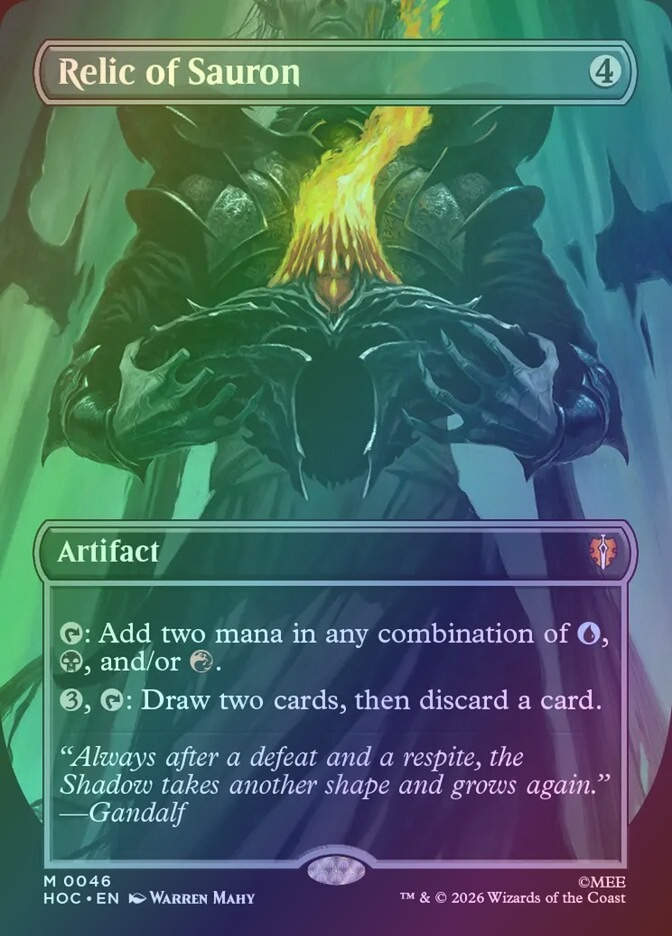 Relic of Sauron (HOC) (46) / Foil