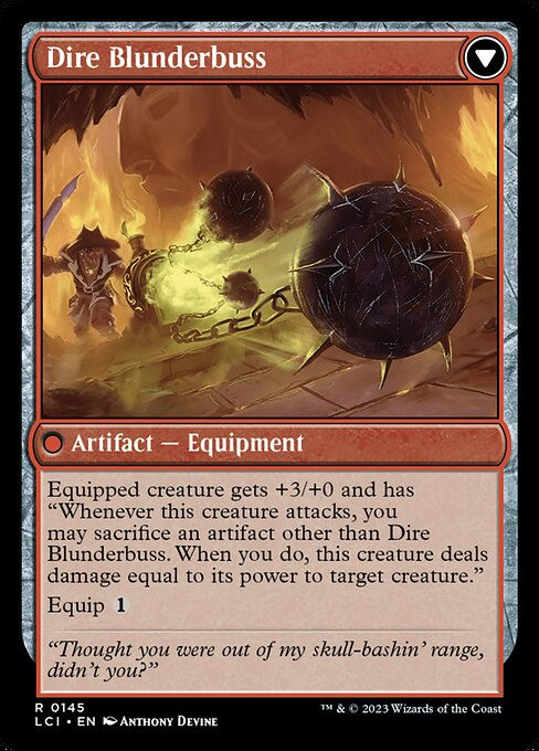 Dire Flail // Dire Blunderbuss (lci) — cara 2 de 2