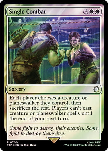Single Combat (pip) (700) / Surge Foil