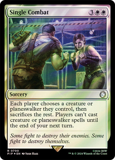 Single Combat (pip) (700) / Surge Foil