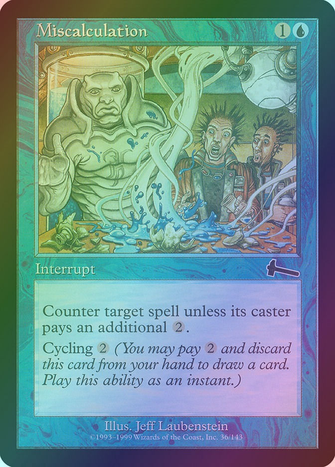 Miscalculation (ULG) (36) / Foil