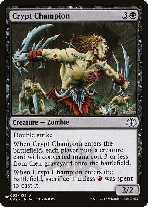 Crypt Champion (PLST) (GK2-53)
