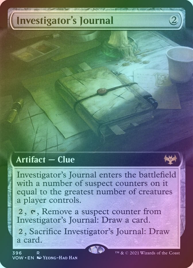 Investigator's Journal (VOW) (396) / Extended Art / Foil