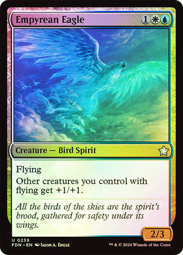 Empyrean Eagle (FDN) (239) / Foil