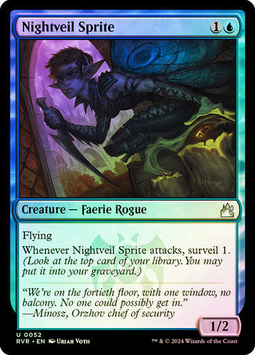 Nightveil Sprite (rvr) (52) / Foil