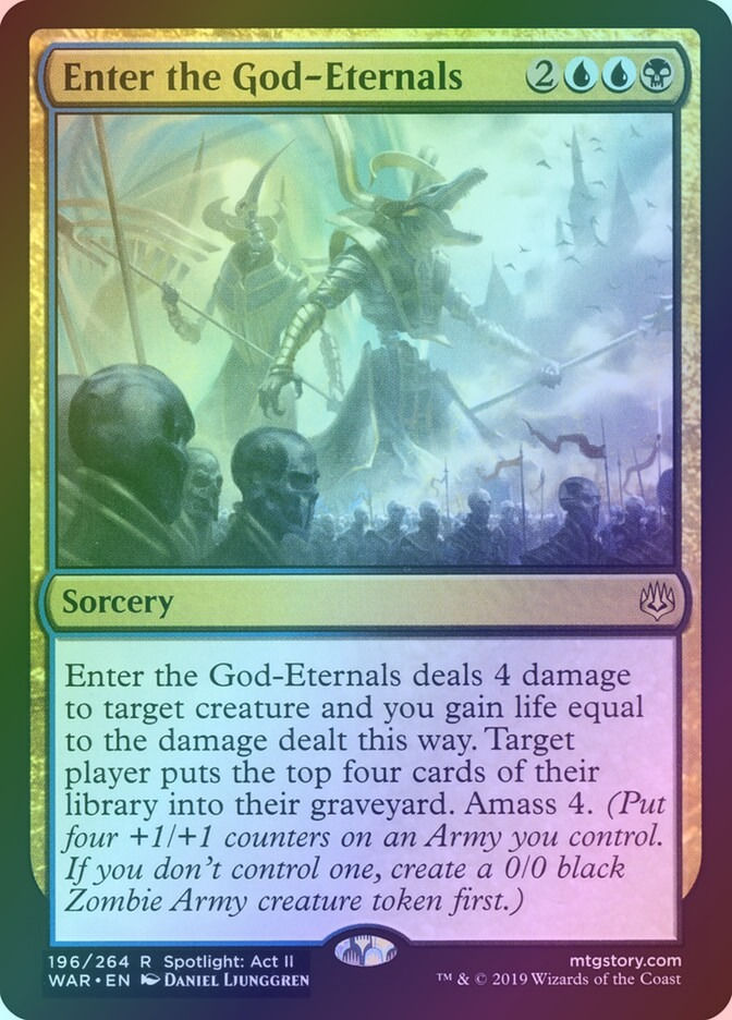 Enter the God-Eternals (WAR) (196) / Foil