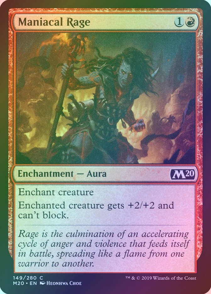 Maniacal Rage (M20) (149) / Foil