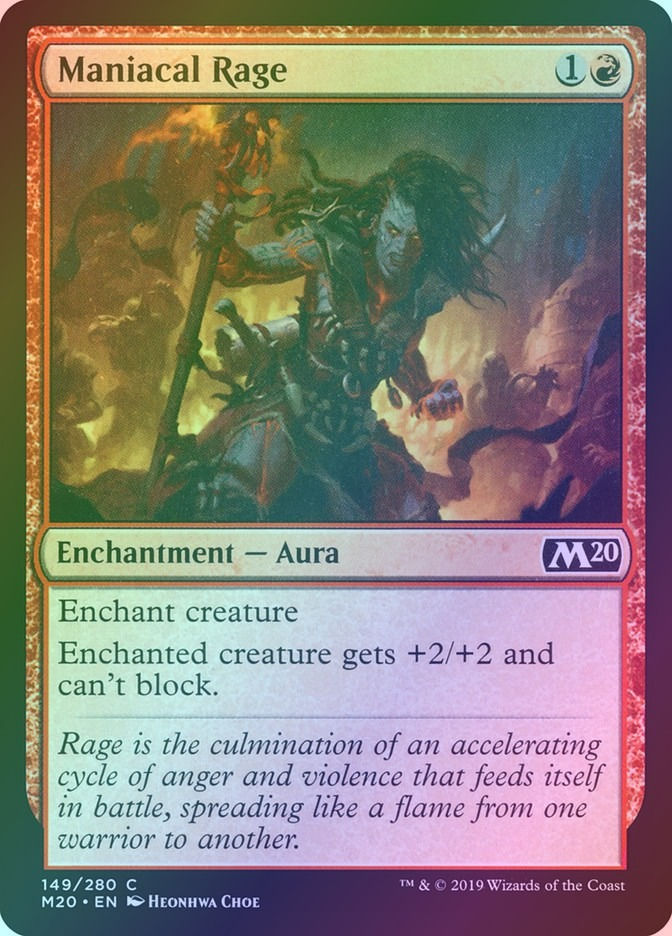 Maniacal Rage (M20) (149) / Foil