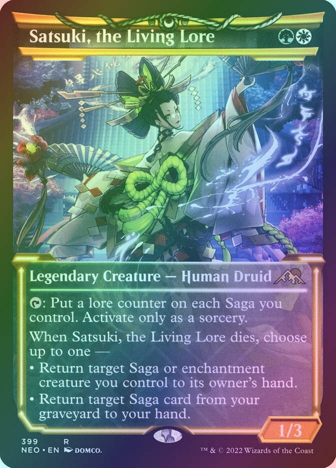 Satsuki, the Living Lore (NEO) (399) / Showcase / Foil