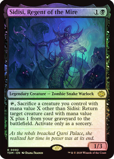 Sidisi, Regent of the Mire (TDM) (92) / Foil