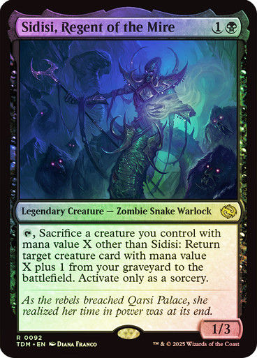 Sidisi, Regent of the Mire (TDM) (92) / Foil