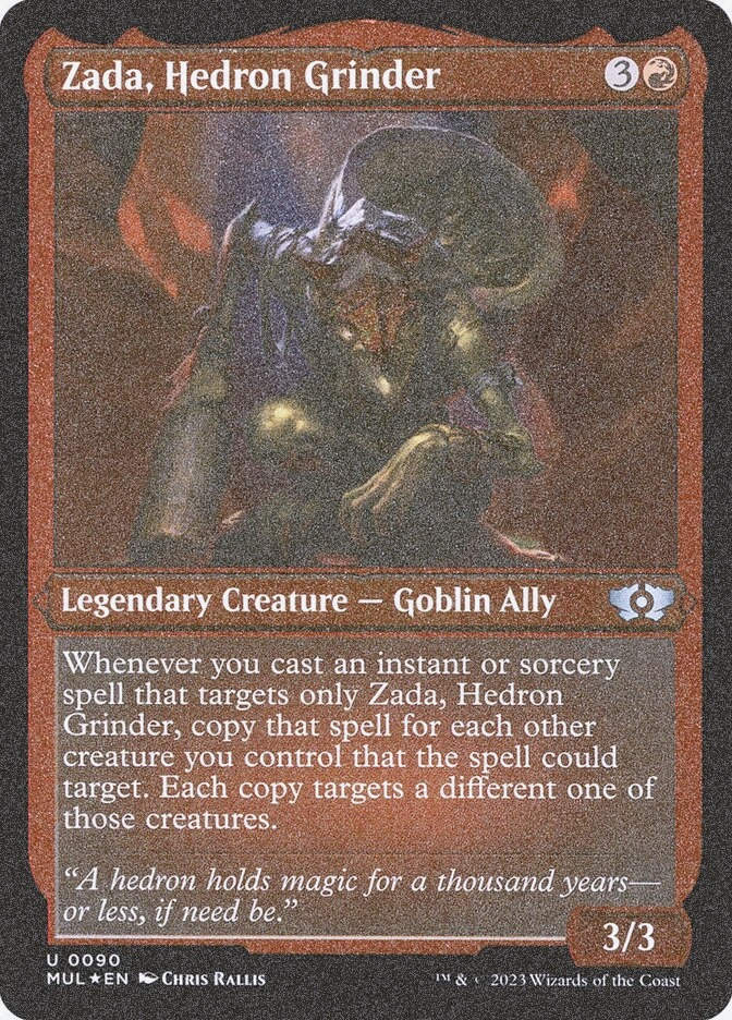 Zada, Hedron Grinder (MUL) (90) / Foil Etched
