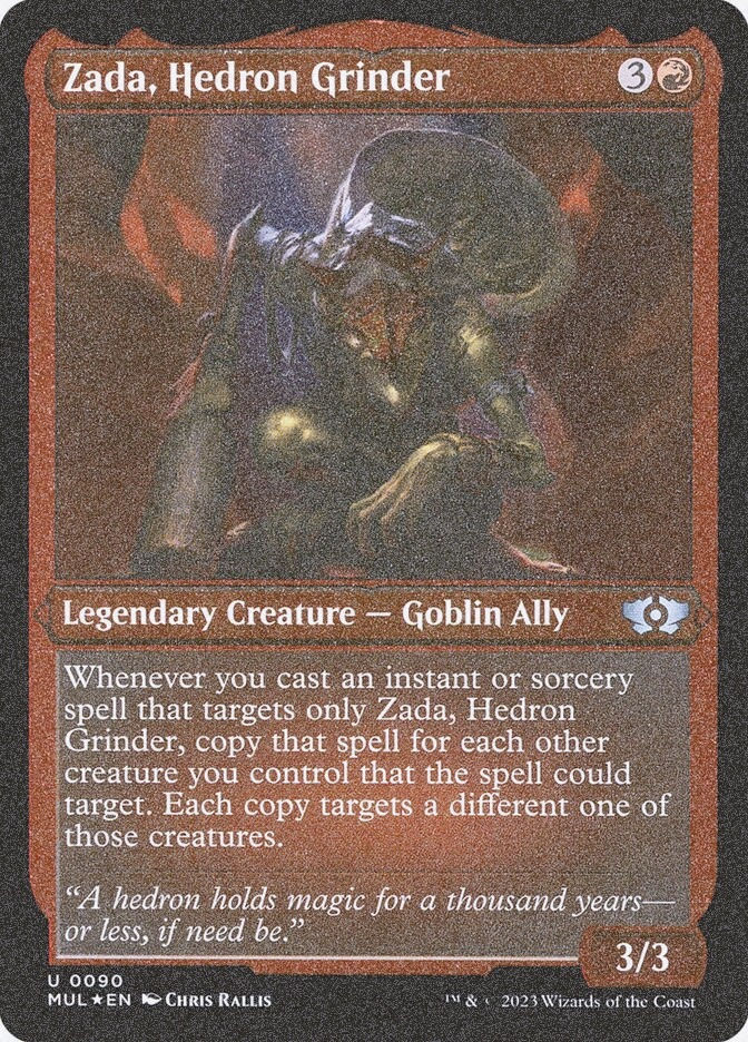 Zada, Hedron Grinder (MUL) (90) / Foil Etched