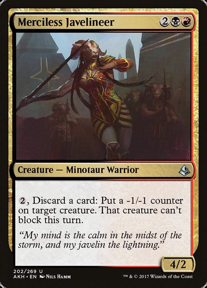Merciless Javelineer (AKH) (202)