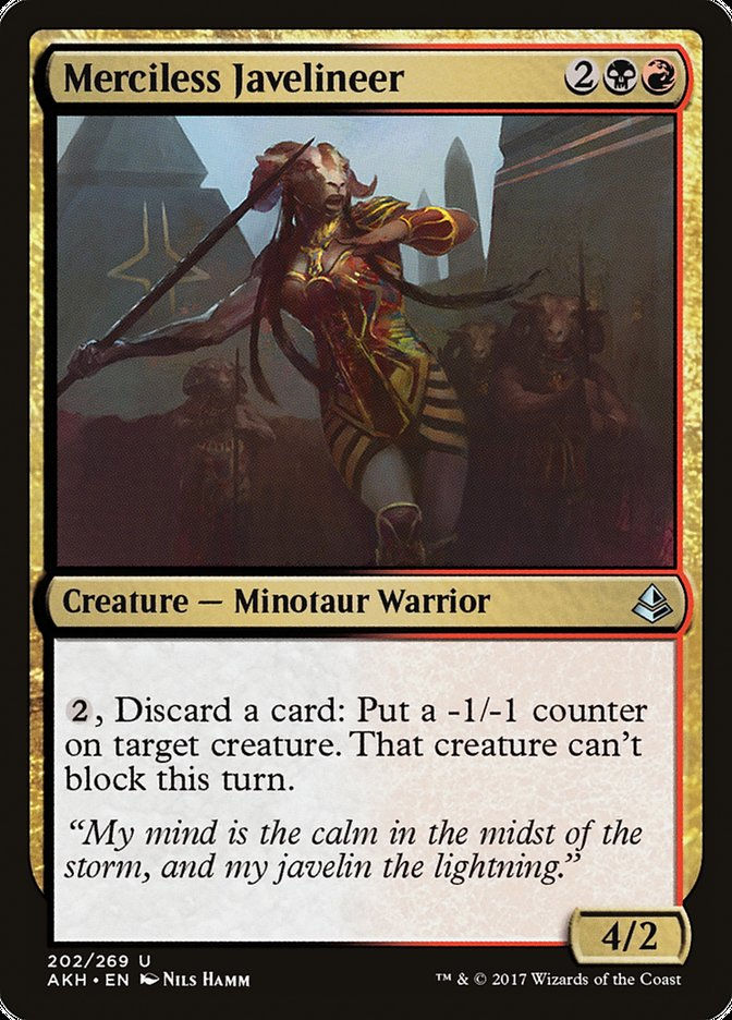 Merciless Javelineer (AKH) (202)