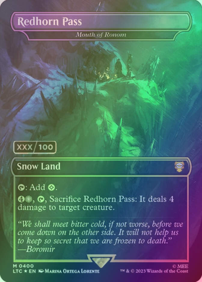 Mouth of Ronom (LTC) (400z) / Borderless / Serialized