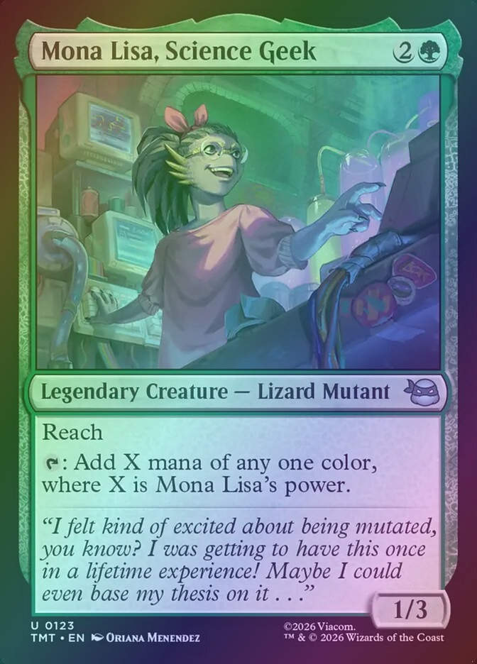 Mona Lisa, Science Geek (TMT) (123) / Foil