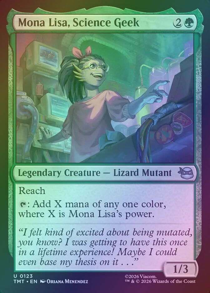 Mona Lisa, Science Geek (TMT) (123) / Foil