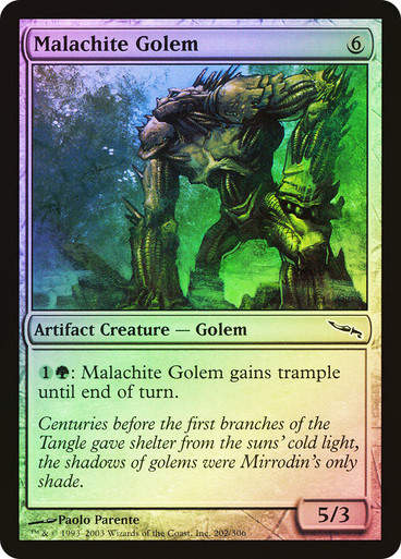 Malachite Golem (MRD) (202) / Foil