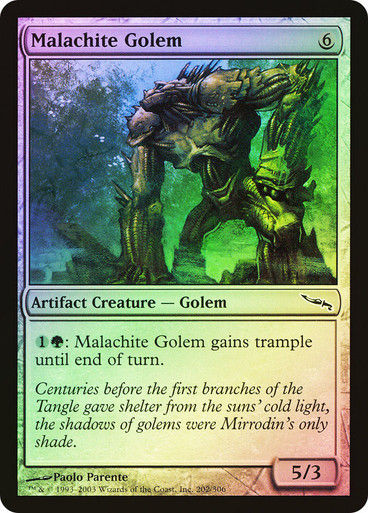 Malachite Golem (MRD) (202) / Foil