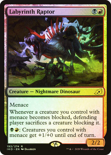Labyrinth Raptor (IKO) (193) / Foil