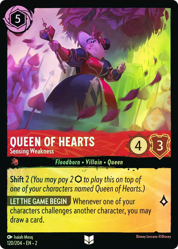 Queen of Hearts - Sensing Weakness (LOR_ROF) / Foil