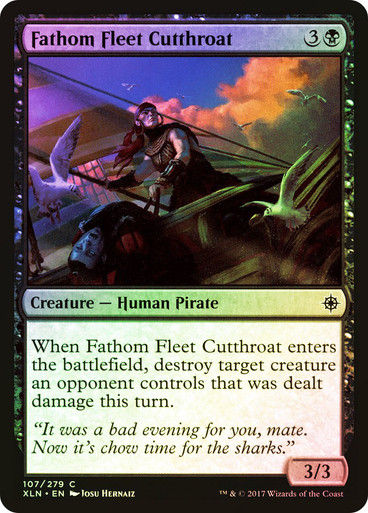 Fathom Fleet Cutthroat (XLN) (107) / Foil