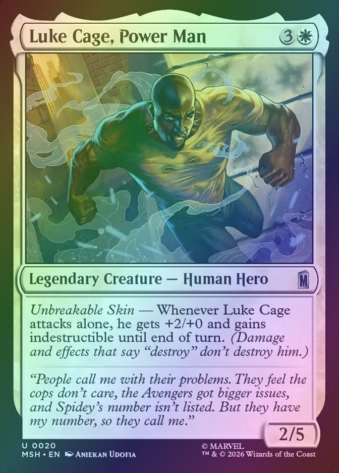 Luke Cage, Power Man (MSH) (20) / Foil
