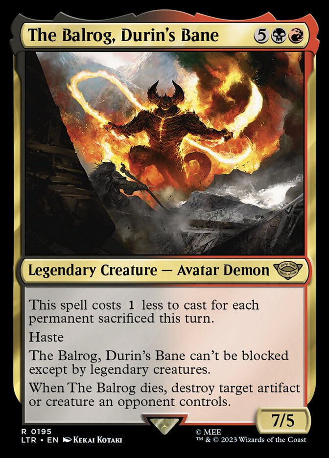 The Balrog, Durin's Bane (LTR) (195)