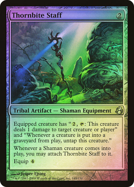 Thornbite Staff (mor) / Foil