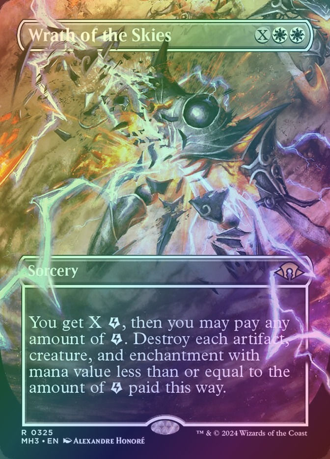 Wrath of the Skies (MH3) (325) / Borderless / Foil