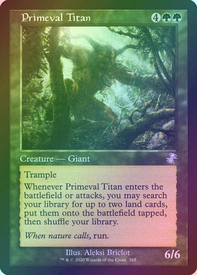 Primeval Titan (TSR) (365) / Foil