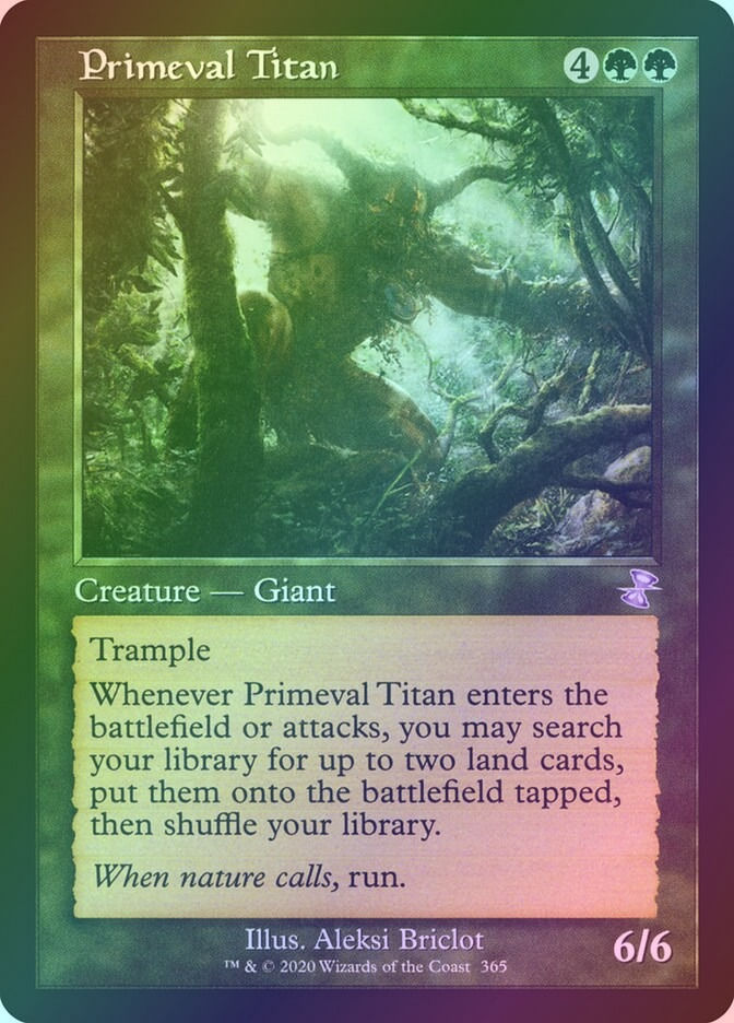 Primeval Titan (TSR) (365) / Foil