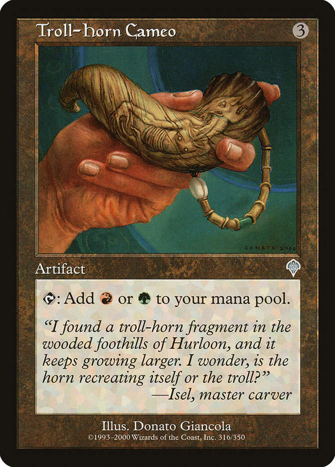 Troll-Horn Cameo (INV) (316)