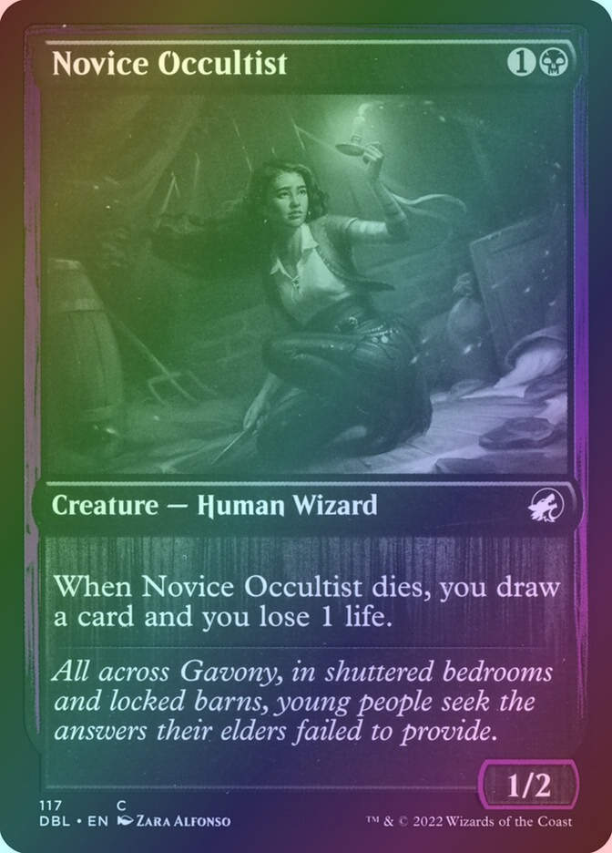 Novice Occultist (DBL) (117) / Foil