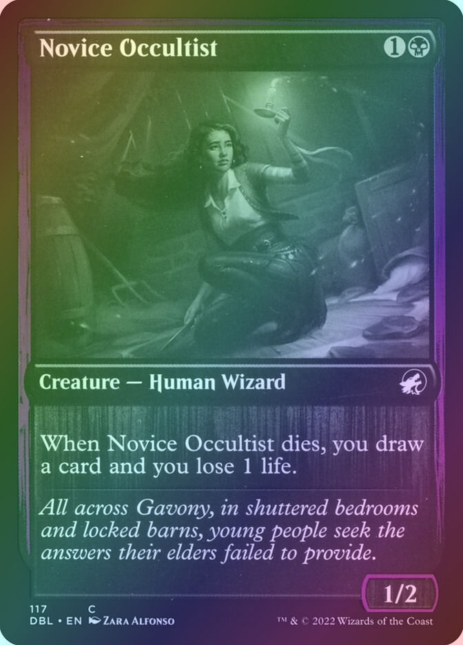Novice Occultist (DBL) (117) / Foil