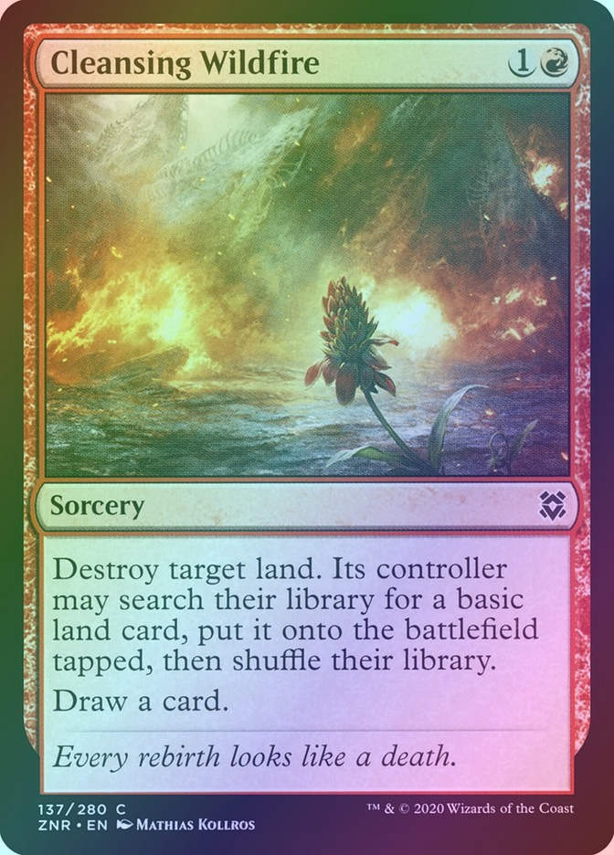 Cleansing Wildfire (ZNR) (137) / Foil
