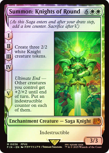 Summon: Knights of Round (FIN) (36) / Foil