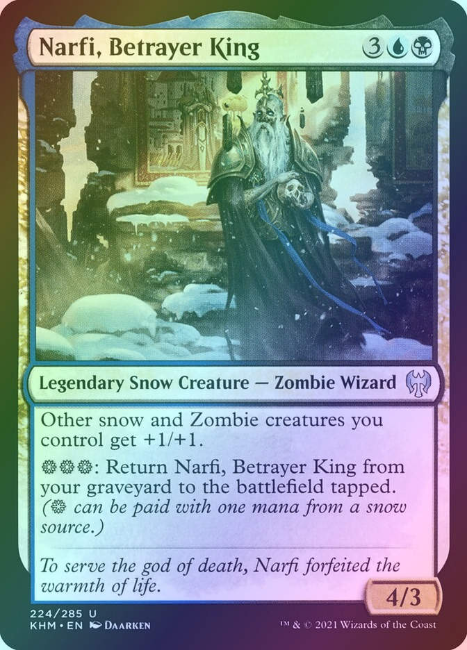 Narfi, Betrayer King (KHM) (224) / Foil
