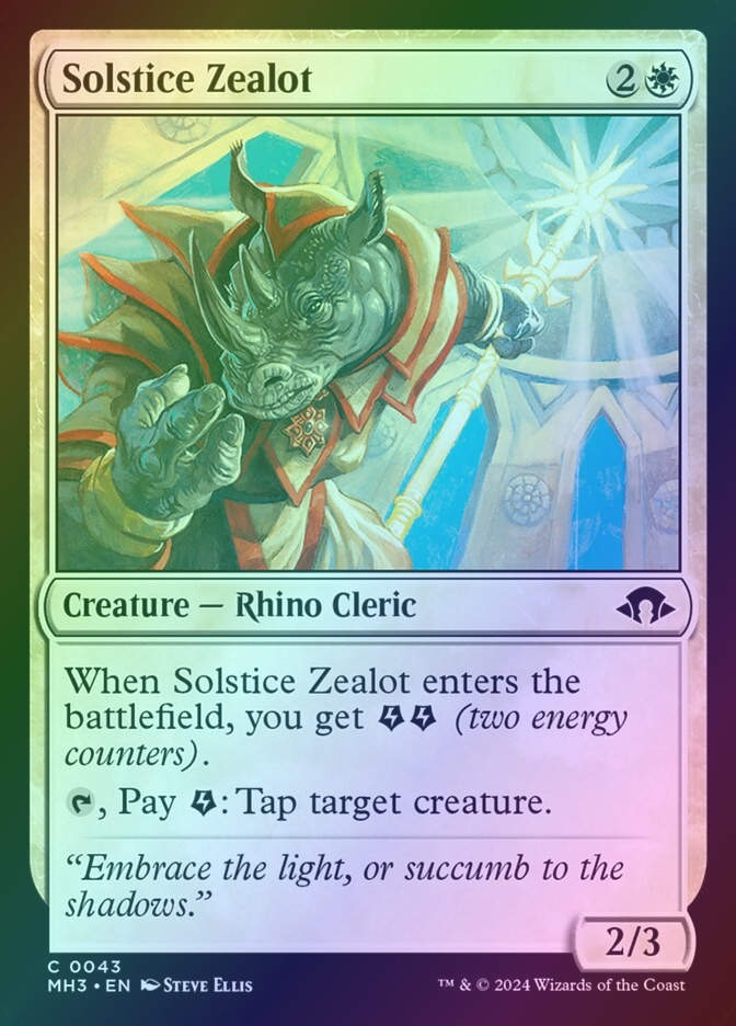 Solstice Zealot (MH3) (43) / Foil